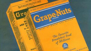 1930s Grape-Nuts ad by General Foods. Grape-Nuts to fund 10 women explorers a total of $125,000