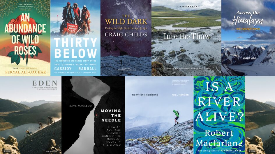 A collage of books covers