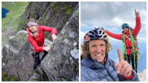 Anna Taylor Stef Glowacz and Phillip Hanns to bike-and-climb peaks throughout Europe