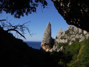 Aguglia, an iconic spire in Cala Goloritzè.