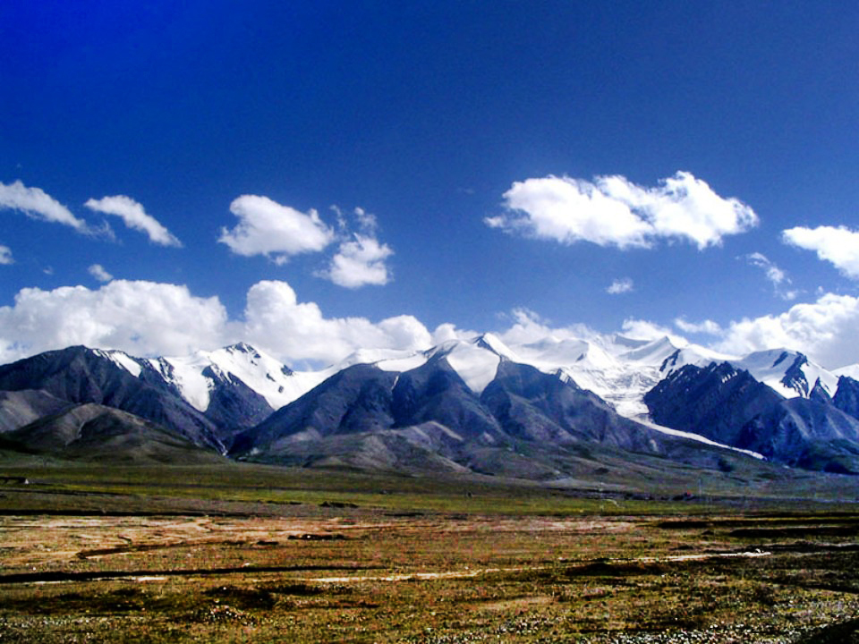 The Kunlun range in Tibet. 
