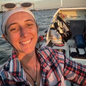 portrait of Ellen F in evening light