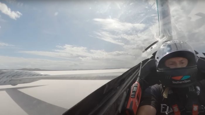 a screenshot from inside the cockpit of the Horonku