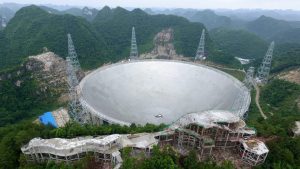 FAST telescope in Ghizou, China. Photo: Commons