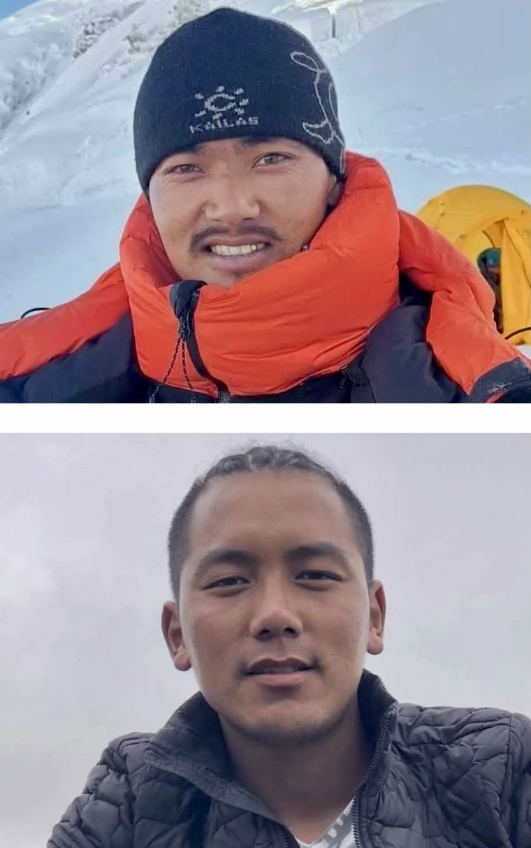 portraits of two sherpas