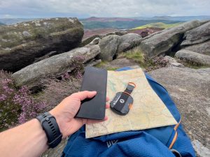 Motorola Defy Satellite Link in outdoor situation