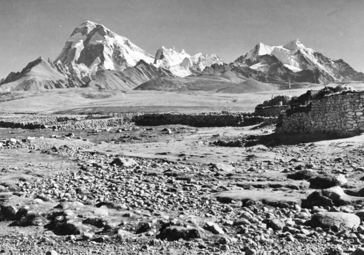 Chomolhari photographed in 1938. 