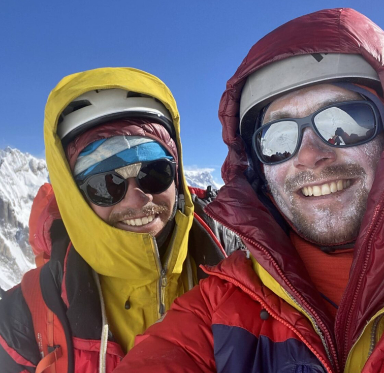 On the summit of Aikache Chhok. 