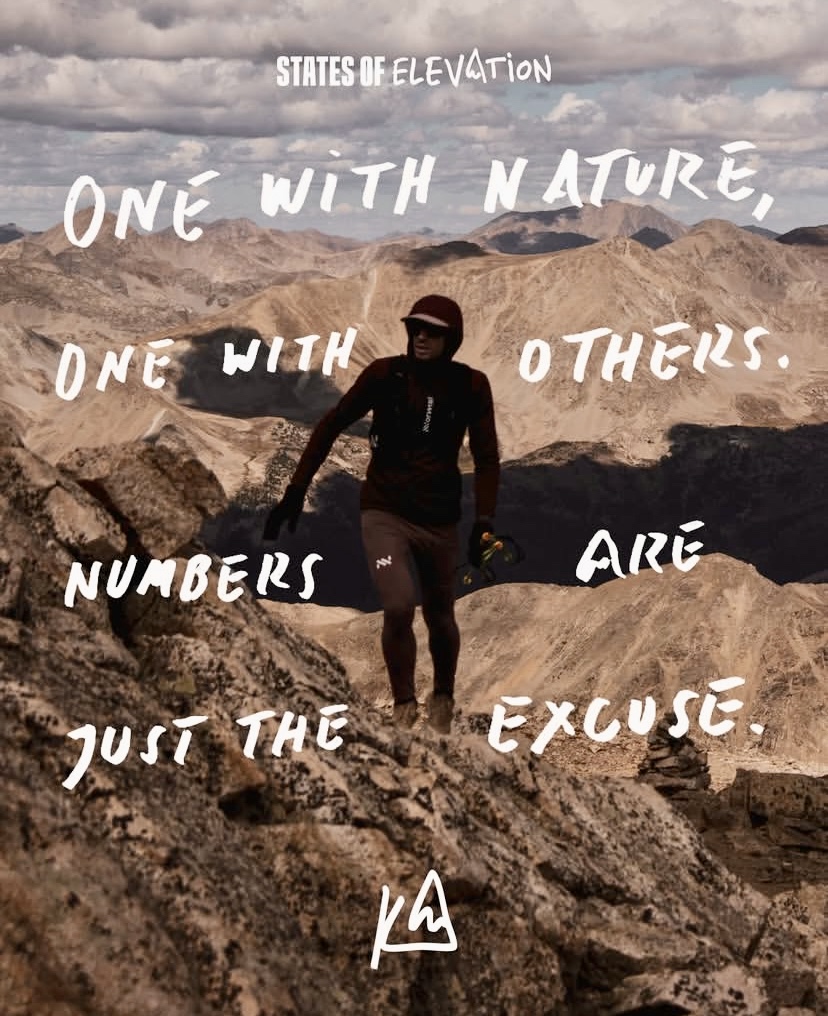 Kilian's motto after finishing the challenge.