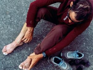 Kilian Jornet during his challenge.