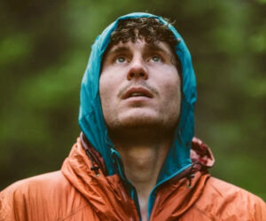 portrait of Marc-Andre Leclerc looking up