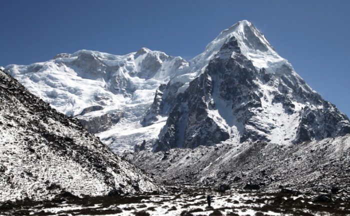 Kabru South's west face.