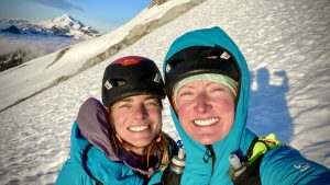 jenny abegg and kaytlyn gerbin on the north cascades high route