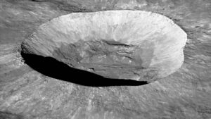 The giordano bruno crater