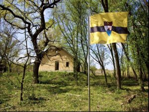 The flag of Liberland.