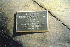 plaque to thomas george street