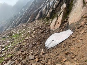 The Sphinx snow patch melts for the third consecutive year.